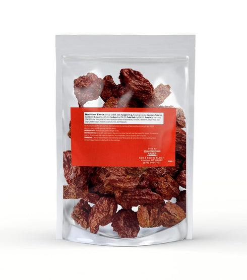 Unpretentious Whole Dried Carolina Reaper Chiles, 8 Count, Extremely Spicy Chiles, Hot Sauce...