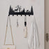 Wall Mounted Key Rack | Metal Key Rack Hook Organizer | Metal Key Organizer with 7 Hooks Wall Decoration for Front Door, Hallway, Kitchen, Office...