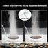Fish Tank Air Stone, 2 Inch Nano Ultra-High Dissolved Oxygen Diffuser Bubbler, Make Super Tiny Bubbles for 2-30 Gall0n Hydroponics and Aquarium Fi...
