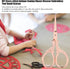 Antique Style Stitch Embossed Stainless Steel Scissors, Cutting Scissors Handle For Diy And Artwork Metal Scissors(Rose Gold)...