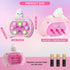 Pop Game Light Up Fidget Toy, Quick Push Bubble Game, Decompression Breakthrough Puzzle Pop Game Machine, Multiple Game Modes Toy for 3+ Years (Ra...
