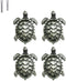Turtle Drawer knobs Nautical Beach Ocean Theme Home Decor Drawer Pulls Handles for Dresser Cupboard Wardrobe Cabinet Kitchen Tortoise Knobs Pack o...