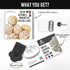 MEKER Bread Lame, Extractable Magnetic Dough Scoring Tool for Sourdough Bread Baking & Making, Includes Scoring Patterns Booklet and 10 Razor Blad...