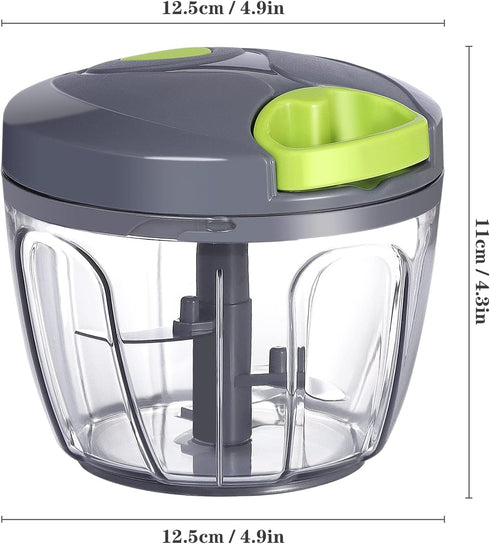 Food Chopper Vegetable Cutter, Cambom Chopper Hand String Vegetable Chopper Onions Cutter for Vegetable Fruits Nuts BPA Free Food Safe Material 65...