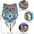 FREEBLOSS 6 Pcs Beaded Embroidery Kit Owl Sew on Patches Kit Beaded Appliques Sequin Patches Beaded Sew on Patches Embroidered Decorative Patch Se...