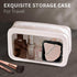 6 Pcs Triangle Powder Puff with 2 Travel Cases, Setting Powder Puffs for Face Powder and Foundation, Velour Makeup Puff for Loose Powder Body Powd...