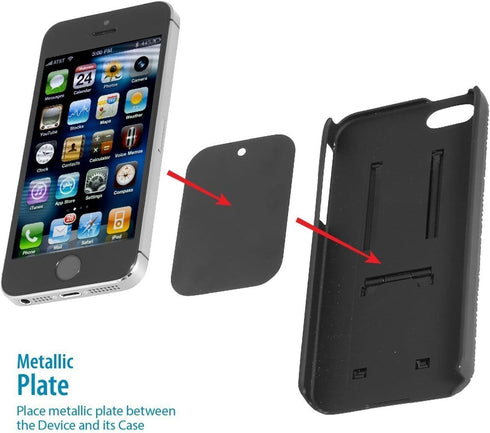 WixGear Car Mount, Universal Air Vent Magnetic Car Mount Holder, with Fast Swift-Snap Technology for All Smartphones...