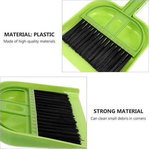 Healifty Cleaning 6 Sets Dustpan Hand Broom and Shovel Small Broom Dustpan Set and Broom Dustpan Set and Brush Set Dust Pan...