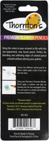 Thornton's Art Supply Premium Colorless Blender Pencil 12 Count Wax Based for Drawing Sketching Blending Shading Softening Artwork | Non-Pigmented...