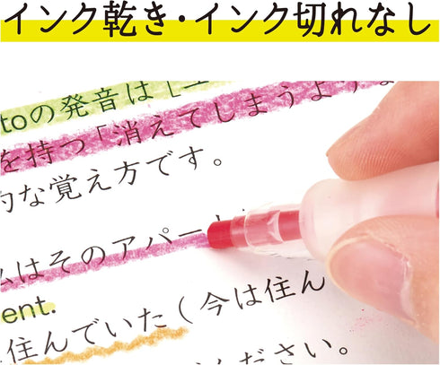 KUTSUWA NEONPITSU Mechanical Dry Highlighter Pencil, 3.8mm neon lead, 1ea, Fluorescent Yellow (PA020YE)...