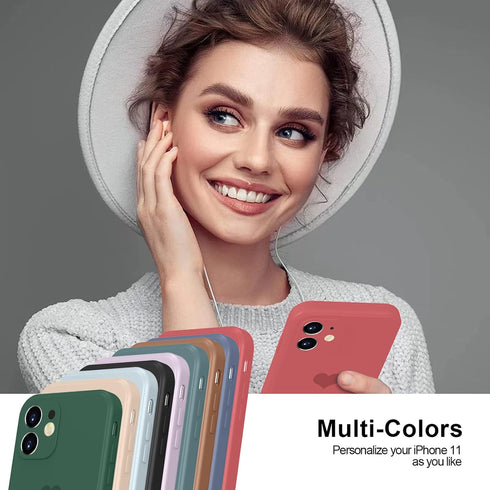iPhone 11 Case, Phone Case iPhone 11, Slim Thin Cute Heart Silicone Design Shockproof Protective Soft Bumper Drop Protection Girls Women Boys Men ...