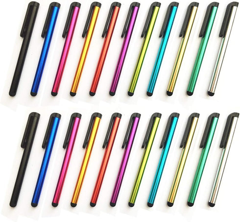 Stylus Pen Set of 22 Pack for Universal Touch Screens Devices, Multicolors Capacitive Stylus for iPad, iPhone, Samsung, Kindle, Tablet......
