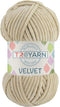 Velvet Chenille Baby Blanket Yarn Amigurumi Yarn for Crocheting and Knitting Super Bulky 100 gr (132 yds) (10145 - Mushrooms)......