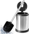 UMIEN Toilet Brush with a Lid - Stainless Steel Toilet Brush with Freestanding Canister - Modern and Sleek Bathroom Cleaning Accessories...