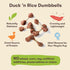 Pet 'n Shape Duck 'n Rice Dumbbells Dog Treats - 3 Ounce...