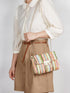 QWINEE Stripe Pattern Bag Crossbody Bag Shoulder Bag Square Bag Shopping Work Handbags Ladies Shoulder Totes Bag...