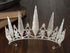 SWEETV Tiaras and Crowns for Women, Crystal Wedding Tiara for Bride, Metal Silver Crown, Costume Party Accessories for Birthday Halloween Prom...