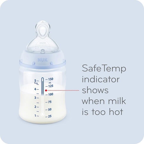 NUK Smooth Flow Anti Colic Baby Bottle, 5 oz, Horse...