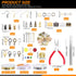 Rustark 1616Pcs Jewelry Making Supplies Kit with Jewelry Pliers, Jewelry Wires, 2 Styles Crystal Glass Beads, Jewelry Findings, Jewelry Repair Too...