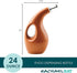 Rachael Ray 48466 Ceramic EVOO Oil and Vinegar Dispensing Bottle with Spout, 24 Ounce - Pumpkin Orange...