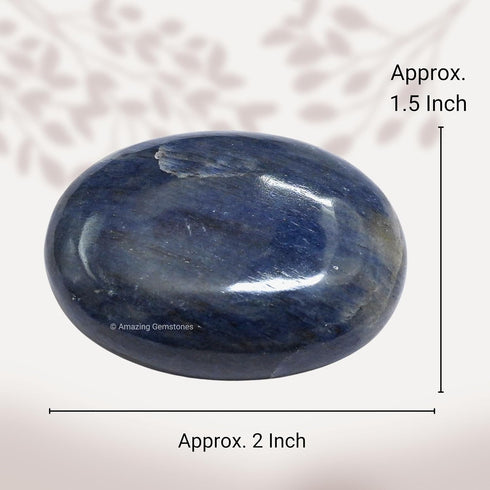 Amazing Gemstone Blue Aventurine Crystals and Healing Stones - Large Palm Stone Crystals Piedra - Crystal for Good Luck, Positive Energy, Meditati...