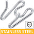 (5 Pack) Stainless Steel Prong Collar Links Designed for H. Sprenger 4.0mm CollarExtra Links, Silver...