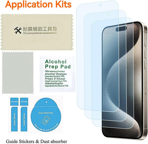 iPhone 15pro max Screen Protector iPhone 15plus Screen Protector 6.7inch. Anti Blue Light Tempered Glass Film for iPhone 15 Pro Max iPhone 15Plus ...