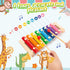 LovesTown Wooden Xylophone for Kids, Children Xylophone Toy with 2 Child Safe Mallets 8 Diatonic Keys Musical Instruments for Toddlers 1-3...