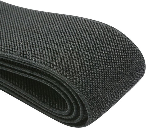 Strapcrafts 1.5-Inch Wide Colored Double-Side Twill Woven Elastic,2 Yards,Black 32110...