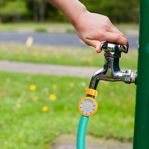 Mechanical Watering Hose Timer, Drip Irrigation Sprinkler Timer Outdoor Garden Irrigation Controller Timer, Watering Timer for Up to 2 Hours...
