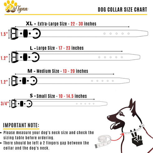 ADITYNA - Heavy-Duty Premium Leather Dog Collar for Small Dogs - Padded with Soft Genuine Leather for a Cozy Feel...