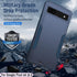 LMDAMZ for Pixel 6A 6.1 Inch Double Layer Hybrid Military Grade Rugged Shock Resistant Drop Case with 1 PCS Magnetic Car Mount and 1 PCS HD Temper...
