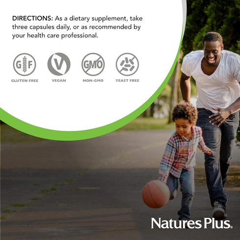 NaturesPlus Kalmassure Magnesium - 400 mg, 90 Vegan Capsules - Natural Stress Relief Supplement, Supports Nerve and Muscle Relaxation - Vegetarian...