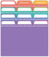 Jot & Mark Recipe Card Dividers | 24 Tabs per Set, Works with 4x6 Inch Cards, Helps Organize Recipe Box (Rainbow)...