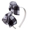 7Rainbows 5.5" Buffalo Plaid Bow Headband Checkered Bow Headbands for Girls Perfect Hair Accessories for Party and Cosplay(White&Black)...