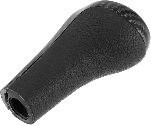 X AUTOHAUX 5 Speed Manual Gear Stick Shift Knob Transmission Gear Lever Stick Shifter Handle Carbon Fiber Pattern for BMW 1 Series E81 E82 E87 251...
