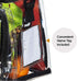 SP HOME GOODS Stadium Approved Clear Tote Bag with Adjustable Strap, Front Storage Compartment, and Mesh Pockets - See Through Zippered Clear lunc...
