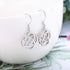 Sllaiss 925 Sterling Silver Celtic Knot Drop Earrings for Women Good Luck Irish Vintage Earrings Round Dangle Earrings...