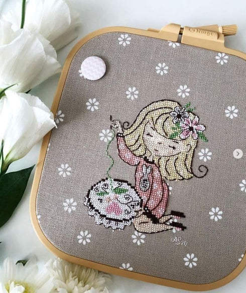 Nurge Beige Medium (No:3) Plastic Square Embroidery Hoop, Cross Stitch Hoops, Punch Needle Hoop , DIY Craft Sewing,ABS Plastic Embroidery Hoops...