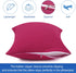 uxcell Pillowcases Weave from 100% Egyptian Cotton, Breathable Soft Pillow Cases with Zipper Closure, 2 Pcs Fuchsia Pillow Covers King Size - 20"x...