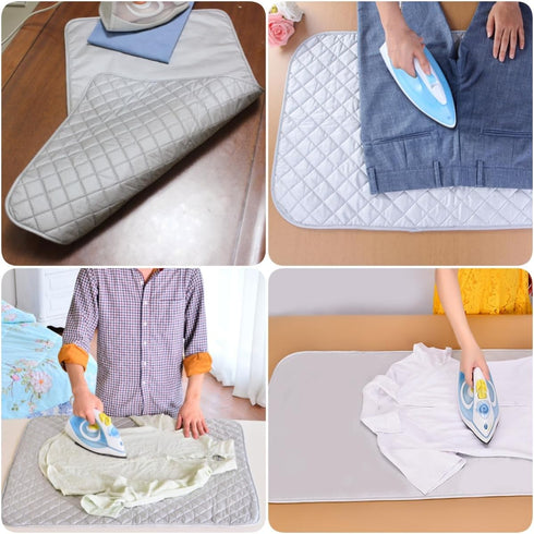 Ironing Mat Blanket Ironing Board Replacement, Iron Board Alternative Cover, Portable Travel Ironing Pad, Quilted Heat Resistant Ironing Pad Cover...