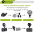 S501 Dash Cam Suction Mount Holder (5th Gen), Replaceabled Joint for CHORTAU OldShark NIUTA Boogiio ORSKEY Abask and Most Other Car Dash Cameras...
