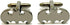 Super Hero Collection black Bat Men’s Classic Formal Occasions Cufflinks and Tie Clip Bar Set...
