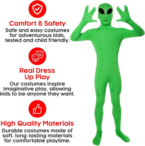 Morphsuits Alien Costume Kids, Kids Alien Costume Boys, Kids Alien Halloween Costume, Alien Costume Child, Alien Suit Kids L...