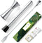 Homestia 10" Stainless Steel Muddler for Cocktails Drink Muddler, 12" Cocktail Spoon, 1 oz 2 oz Double Jigger, Basic 3 PCS Cocktail Set Mixing Too...