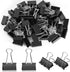 60PCS Medium Binder Clips, 1-1/4 Inch, 32mm, Binder Clips Medium, Metal Paper Clamps Clips for Teachers Students School Office Business Supplies (...