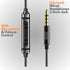 Betron BS10 Earphones Wired Headphones in Ear Noise Isolating Earbuds with Microphone and Volume Control Powerful Bass Driven Sound, 12mm Large Dr...