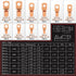 200pcs Battery Cable Ends, Copper Wire Lugs AWG 2 4 6 8 10 Gauge - 100Pcs Battery Cable Lugs Ring Terminal Connectors with 100Pcs Heat Shrink Asso...