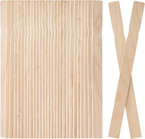 30 Pack 12 Inch Paint Stir Sticks - Wooden Paint Sticks for Mixing, Large Popsicle Sticks for Crafts, Paint Stirrers for Epoxy Resin, Garden Marke...