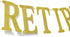 Gold Glittery Happy Retirement Banner, Official Retired Decor - Retirement Party Decorations Supplies...